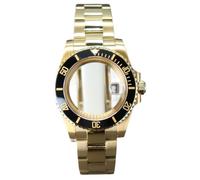 XTINKOPW Boîtier de Montre NH36 40 mm, Bracelet en Acier Inoxydable 316L de 20 mm for Mouvement NH35, NH36A, NH34/38, ETA2824, Miyota8215, Lunette sous-Marine(Glass Cover 1,ETA 2824)