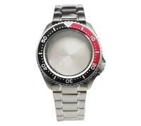XTINKOPW Boîtier de Montre SKX007 de 42 mm avec Anneau de chapitre for Mouvement NH35 NH36 4R35 7S26, Verre Saphir, Accessoires de Montre(NO.17)