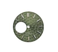 XTINKOPW Cadran de Montre 28,5 mm for Mouvement NH34, Cadran mécanique Lumineux Vert for Mouvement Automatique NH38, Cadran modifié(Army Green)