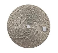 XTINKOPW Cadran de Montre 28,5 mm, Surface texturée Lunaire avec Date Unique, Accessoires de Remplacement for Mouvement NH35 NH36(Light Gray)