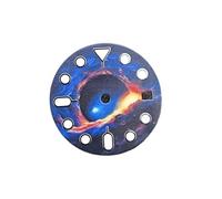 XTINKOPW Cadran de Montre NH35, 1 pièce, Ciel étoilé, étoile Lunaire, Cadran avec Conversion Lumineuse Verte, Accessoires de Montre for Mouvement NH35/NH34(6)