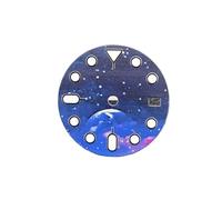 XTINKOPW Cadran de Montre NH35, 1 pièce, Ciel étoilé, étoile Lunaire, Cadran avec Conversion Lumineuse Verte, Accessoires de Montre for Mouvement NH35/NH34(7)