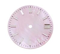 XTINKOPW Cadran de Montre stérile Lumineux de 28,5 mm for Montres NH35 et NH35A à Mouvement Automatique(F)