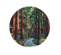 XTINKOPW Cadran NH35, Cadran forêt Naturelle, 28,5 mm, Cadran NH36, Couleur Cadran, Compatible avec Mouvement NH35/NH36, pièces de Rechange for Montres(NO.4,NO Calendar)