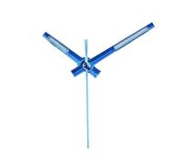 XTINKOPW Ensemble d'aiguilles de Montre, 8 Couleurs, Argent Poli, Or, Vert, Bleu, Lumineux for Mouvement Nh35 Nh36 NH34, 1 Ensemble(16)