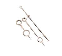 XTINKOPW Lot de 3 Aiguilles Creuses NH35, Grandes Aiguilles circulaires, Couleur Or, Rose, Argent, Bleu, Non Lumineuses, adaptées au Mouvement NH35 364R 7S(1)