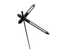 XTINKOPW Lot de 3 Aiguilles de Montre argentées/Noires/Or Rose for Mouvement NH35 NH36 Miyota 8215 821A 8205 DG/Mingzhu 2813, Luminescence Verte(Black,for NH35 NH36)