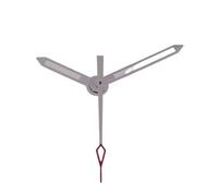 XTINKOPW Lot de 3 Aiguilles de Montre Arrow, Accessoires for Mouvement Automatique NH35A, NH36A, NH38A, NH70, NH72, Argent, Or, Noir(Silver Hands)