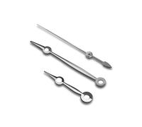 XTINKOPW Lot de 3 Aiguilles de Montre modifiées à Trois Broches, argentées, 12,5/16/16 mm, compatibles avec Les mouvements NH35/NH36/4R/7S