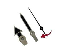 XTINKOPW Lot de 3 Aiguilles de Montre Noires à Bord argenté avec trotteuse sirène/Tortue/Poisson, Non Lumineuses, Accessoires for Montres NH35/NH36/4R/7S(Red Fish)