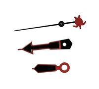 XTINKOPW Lot de 3 Aiguilles de Montre Rouges avec Aiguille des Secondes Tortue/Poisson/Trident/gouvernail, Accessoires for Montres for Hommes, compatibles avec Les mouvements NH35/NH36/4R(Package 5)