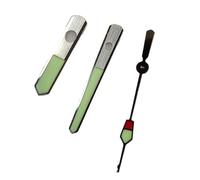 XTINKOPW Lot de 3 Aiguilles de Montre Tandorio Vertes Super Lumineuses, Or Rose et Argent, adaptées aux Montres à Mouvement Automatique NH35A NH36A SKX007 009(Silver)