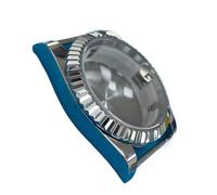 XTINKOPW Lunette de Montre Datejust en Acier Inoxydable de 36 mm, boîtier en Verre minéral, Compatible avec Les mouvements 8215/2813
