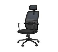 XTJS56QB Dossier Haut Chaise d'ordinateur Chaise de Personnel Chaise d'apprentissage de conférence Maille Domestique, Chaise pivotante de Levage Ergonomique Réglable