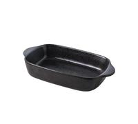 XTJS56QB Lasagnes Plateau de cuisson en céramique for riz cuit au fromage, 700 ml, for four à micro-ondes, ustensiles de cuisine pour Tartes(Noir)