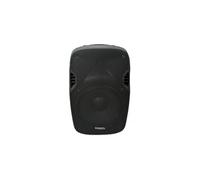 Ibiza - XTK15A - Enceinte Active Plug & Play 15”/38cm d’Une Puissance de 600W RMS - Tweeters à Compression, système Bass Reflex, Module d’Amplification, entrées Ligne/Micro - Noir