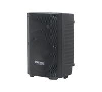 Ibiza Enceinte sono passive XTK8-MKII 8"/20 cm Tweeter 25 mm Bass Reflex Poignée et roulettes Noir