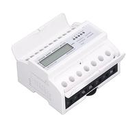 XTM1250SA Three Phase Energy Meter, 3 Phase Power Meter with Clear LCD Display, Electricity Usage Monitor for Sub Metering, DIN Rail Mount 3x15(60) A 220V 380V Three Phase Four Wire