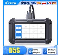 XTOOL D5S - Mise à jour gratuite à vie - Scanner de diagnostic automobile 5 systèmes (Boîte de vitesses, ABS, Airbag, Moteur, EPB) - Outil de diagnostic complet OBD2 avec 16 fonctions de XTOOL D5S