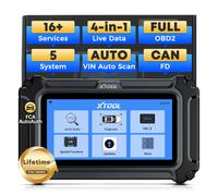 XTOOL D5S, outil de diagnostic OBD2 pour moteur, ABS, SRS, transmission et EPB, avec plus de 16 fonctions de réinitialisation, outil de diagnostic automobile pour la réapprentissage du capteur de XTOO
