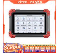 XTOOL D7 V2.0 OBD2 programmeur de e Scanner automobile tous les systèmes outil de Diagnostic de voiture codage ECU avec plus de 39 réinitialisations CANFD DOIP FCA D7 Global version