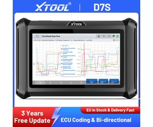XTOOL D7S OBD2 Scanner automobile, codage ECU, outils de diagnostic de tous les systèmes, outils de diagnostic bidirectionnels, CAN FD DOIP FCA OBD OBDII, lecteur de codes, 39 fonctions de XTOOL D7S