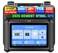 XTOOL D7S Valise Diagnostic Auto Multimarque, 2025 Online ECU Coding, Contrôle bidirectionnel, 39+ Reset, PMI, CANFD&DoIP, Tous systèmes, Mise à Jour 3 Ans, Upgrade of XTOOL D7