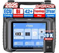 XTOOL D8W W!F! Valise Diagnostic Auto, 2025 Online Codage ECU, 4000+ Test Actif, 42+ Service, Diagnostic Complet du Système, V.A.G Guided, FCA & CAN FD & DOIP, Mappage Topologique, Mises jour de 3 Ans