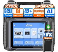 XTOOL D8W W!FI Valise Diagnostic Assisté par l'IA, Cartographie Topologique, Codage ECU en Ligne, Test Actif, 42+ Services, Complet Système, V.A.G Guidé, PMI, Can FD/DoIP, Mises à Jour 3 Ans