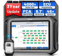 XTOOL D9S PRO outils de Diagnostic de voiture programmation ECU codage 45 + Services CAN FD FCA DOIP VAG Guide Scanner de Diagnostic Intelligent XTOOL D9S PRO