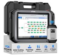 XTOOL D9S Pro V2.0 Outil Diagnostic Automobile, Carte Topologique, Programmation et Codage ECU, 45+ Réinitialisations, Diagnostic Bidirectionnel Tous Systèmes, FCA/DOIP/Can FD, 3 Ans de Mises à Jour