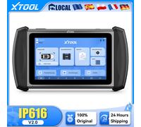 XTOOL InPlus IP616 V2.0 Mises à jour gratuites à vie Scanner bidirectionnel Tous systèmes Outils de diagnostic automobile avec plus de 34 services de réinitialisation CAN FD DOIP FCA XTOOL IP616 V2.0