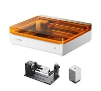 xTool M2 10W Kit de Luxe, Graveur Laser avec Jet d'encre CMJN et RA3 Lite, Double Caméra, Fermé Classe 1, Machine de Découpe Laser pour Stickers DIY sur Bois, Acrylique, Papier, Cuir, Feutre, Tissu