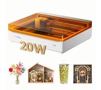 xTool M2 20W Graveur Laser, Double Caméra, Sécurité de Class 1, Machine de Gravure Laser pour Stickers DIY sur Bois, Acrylique, Papier, Cuir, Feutre, Tissu