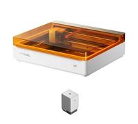 xTool M2 Graveur Laser Créatif Couleur Kit, 2-en-1 Machine de gravure Laser 10W avec Jet d'encre CMJN, Double Caméra, Fermée Classe 1 pour Bois, Acrylique, Stickers DIY et Cadeaux Personnalisés