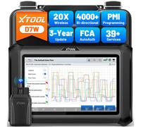 XTOOL - outils de Diagnostic de voiture D7W V2.0, FCA CANFD DOIP, tous les systèmes, plus de 39 réinitialisations, codage ECU, Bluetooth, Scanner OBD2, correspondance des clés, nouveauté 2026 XTOOL D7
