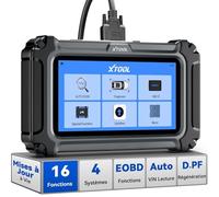 XTOOL Scanner D5S OBD2 : Outil de Diagnostic de Voiture 2026 avec 16 Réinitialisations, Transmission ABS SRS Moteur Lecteur de Codes avec Can FD, AutoVIN, Fonctions OBD2 Complètes, Mises à Jour à Vie