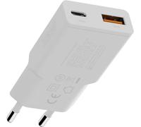 Xtorm Chargeur secteur Go2 Slimline 33W USB-C PD et USB-A QC3.0 2 sorties Blanc