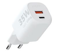 xtorm XEC035 - Adaptateur secteur - GaN2 Ultra - 35 Watt - PD, Quick Charge 3.0 - 2 connecteurs de sortie (USB, 24 pin USB-C)