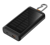 Xtorm Powerbank solaire Go2 – 10 000 mAh – lampe torche – Noir charbon