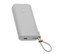 Xtorm Batterie Externe 20000mAh Charge Rapide 30W avec Câble USB-C Intégré Blanc