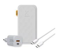 Xtorm Fuel Series 5 35W Powerbank bundle - 20.000 mAh powerbank + Xtorm 35W charger + USB- Blanc G