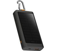 Xtorm Go2 Solar Powerbank - 10.000 mAh - énergie solaire - lampe de poche - noir