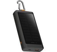 Xtorm Powerbank solaire Go2 – 10 000 mAh – lampe torche – Noir charbon