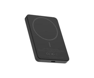 Xtorm Go2 XG2WP051 Batterie Externe magnétique sans Fil 5000 mAh 20 W USB-C PD + Charge magnétique 15 W Matériaux Premium Ultra Fin Charcoal Black