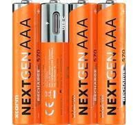 Xtorm Batterie rechargeable NextGen AAA 1,5 V USB-C 570 mAh – 4 pièces