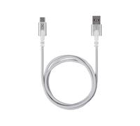 xtorm Original - Câble USB - USB (M) pour 24 pin USB-C (M) - 1 m - USB Power Delivery (60W), câble tressé - blanc
