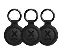 Xtorm TravelTag - Localisateur de Clés et Bagages - Compatible avec Apple Find My & Android - Tracker Bluetooth - Étanche IP64 - Noir - Lot de 3