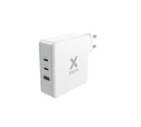 xtorm Volt XAT140 - Adaptateur secteur - GaN - 140 Watt - PD, QC 3.0 - 3 connecteurs de sortie (USB, USB-C) - blanc