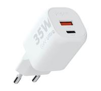 xtorm XEC035 - Adaptateur secteur - GaN2 Ultra - 35 Watt - PD, QC 3.0 - 2 connecteurs de sortie (USB, 24 pin USB-C)